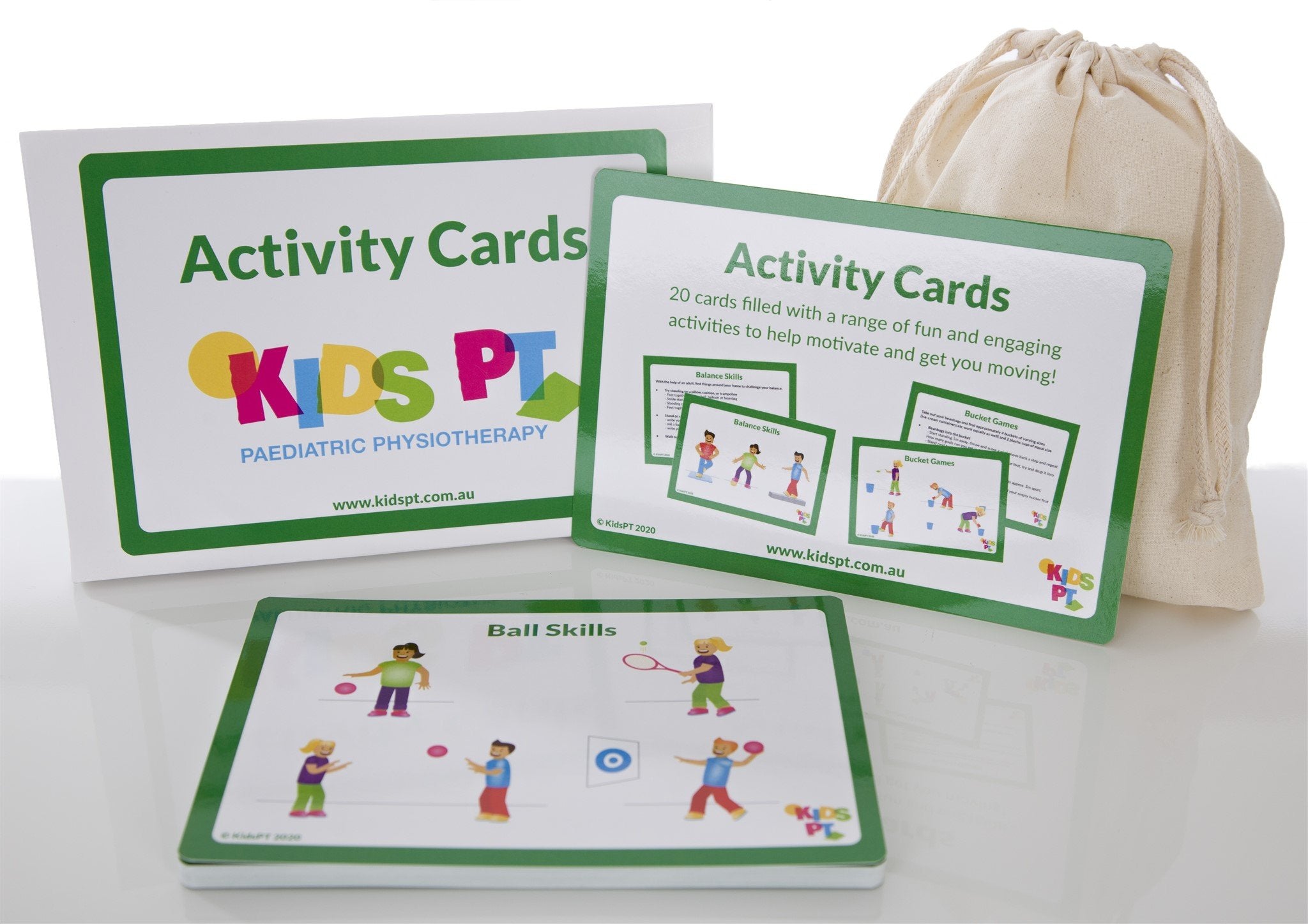 Complete fitness, strength, calming & yoga card collection
