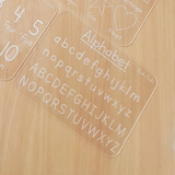 Clear Wipe Writing Board - Alphabet