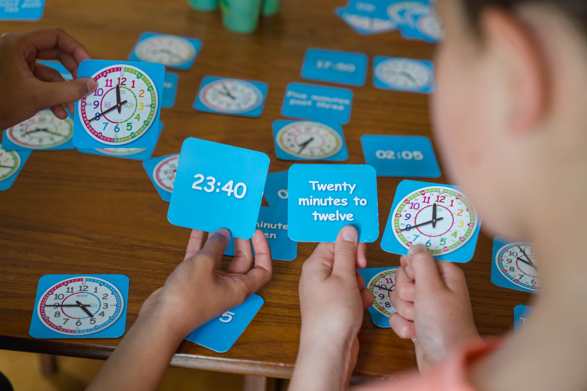 Easy Read Time Teacher - Game Cards