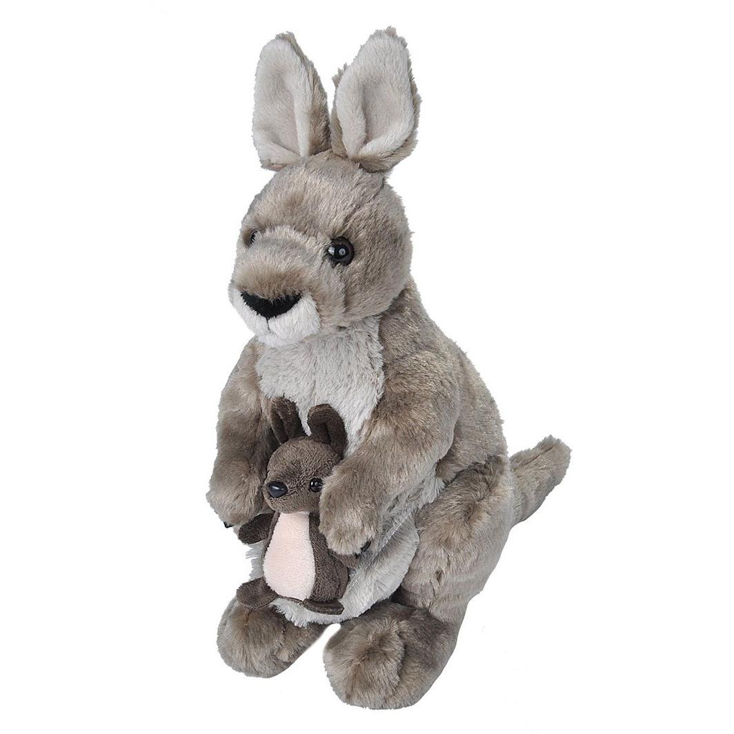 Wild Animal Collection - Kangaroo & Joey Plush