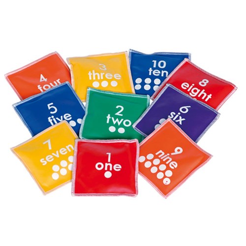 Throwing "Bean Bags" - Alphabet, Colours, Shapes or Numbers