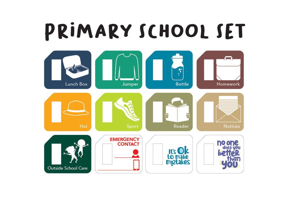 Remindables Tags - Primary School Set