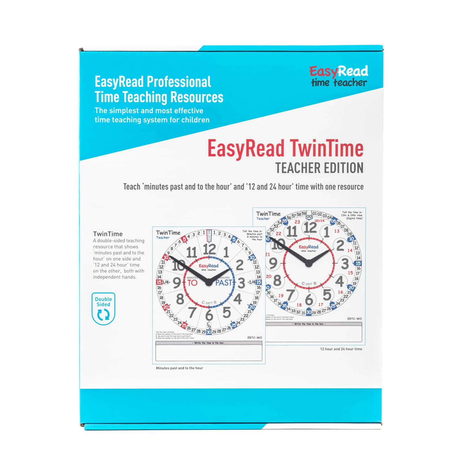 Easy Read Time Teacher - Twin Time Whiteboard