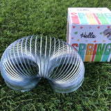 Large Silver Magic Coil Spring