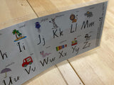 Adhesive Alphabet Desk Strips