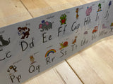 Adhesive Alphabet Desk Strips