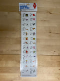 Adhesive Alphabet Desk Strips