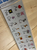 Adhesive Alphabet Desk Strips