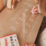 Clear Wipe Writing Board - Numbers