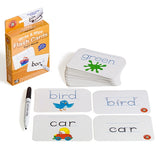 Sight Words Flash Cards - 64pcs Write & Wipe